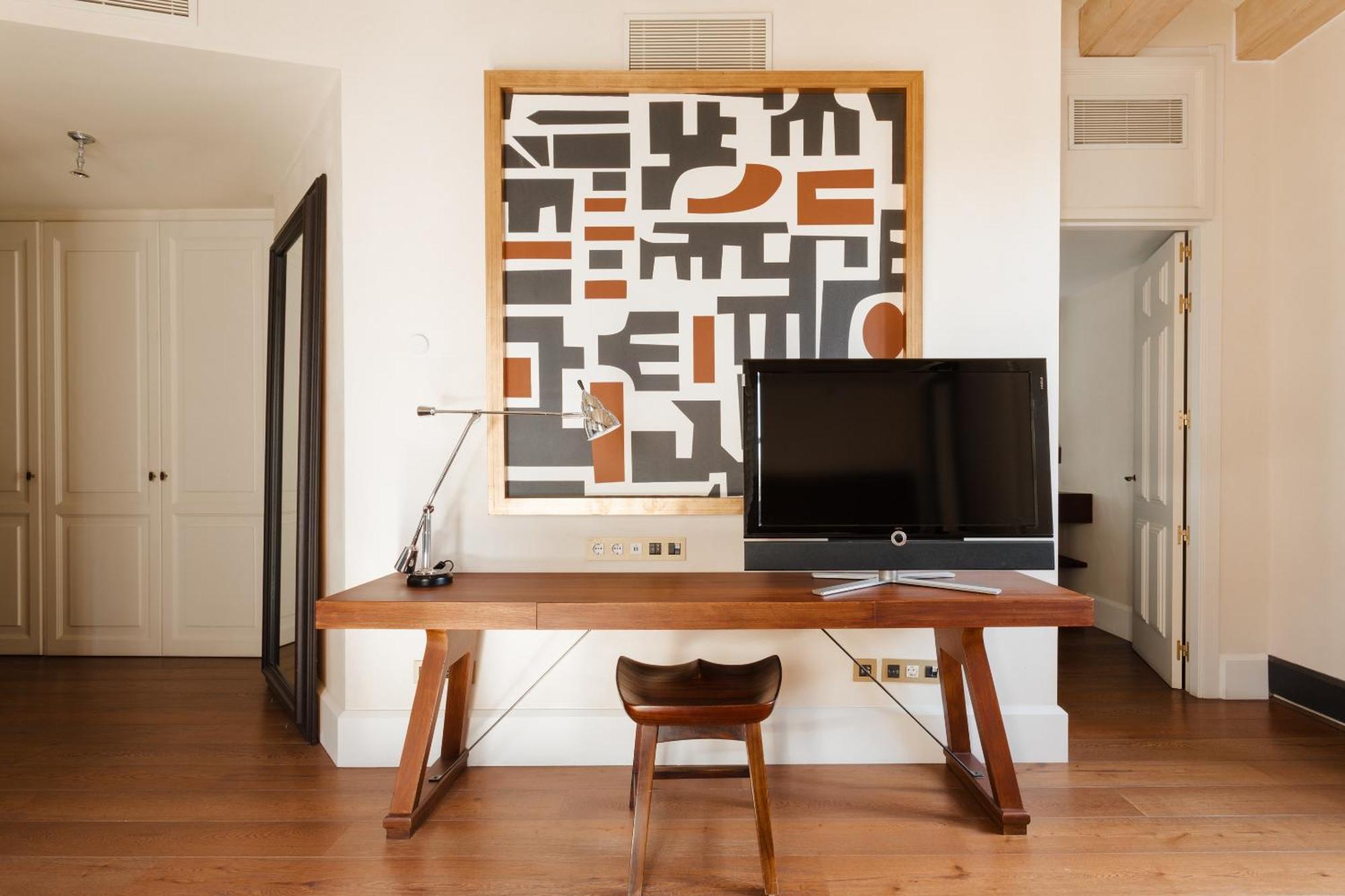 ホテル ドゥ プラカ レイアル ジーアール バルセロナ 部屋 写真 A work space